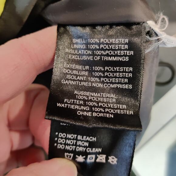 Orage Chartreuse/Lime Insulated Zip Up Jacket Size Large - Picture 4 of 14